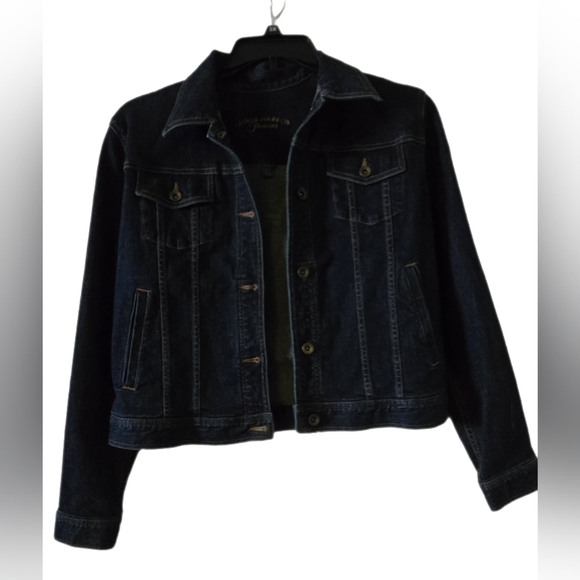 Ralph Lauren Jackets & Blazers - RALPH LAUREN JEANS CO. PREMIUM Women’s Dark Blue Jean Jacket. Size L